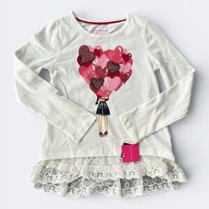 🎉5 for $45🎉 NWT Isaac Mizrahi top blouse shirt girls size 4